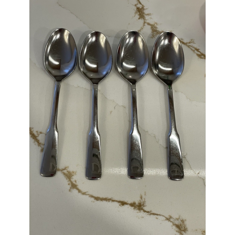 Vintage Friendship WM A Rogers Oneida‎ Spoon Set of 4 Stainless Steel Dessert